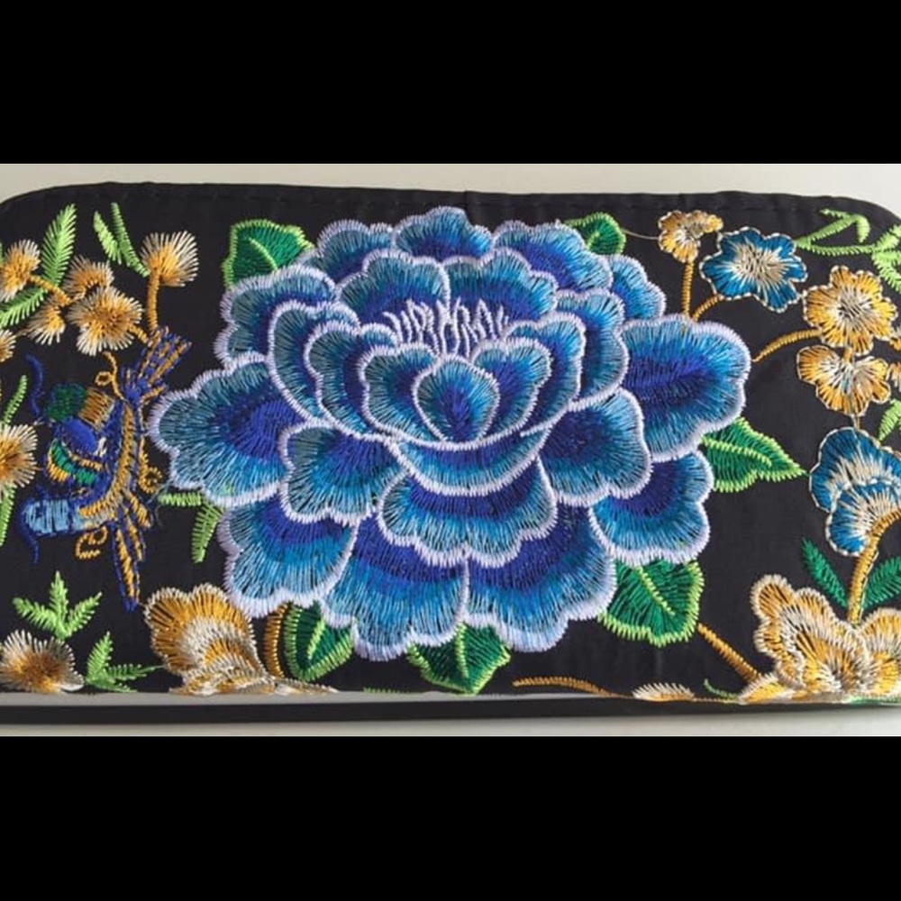 Embroidered Wallet